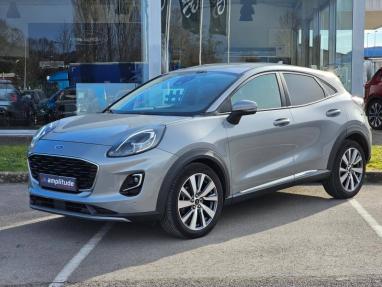 Voir le détail de l'offre de cette FORD Puma 1.0 EcoBoost 125ch mHEV Titanium X DCT7 de 2022 en vente à partir de 212.78 €  / mois