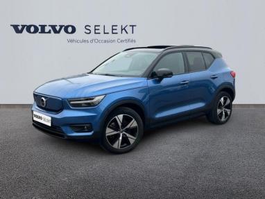 Voir le détail de l'offre de cette VOLVO XC40 P8 AWD 408ch R-Design EDT de 2020 en vente à partir de 322.3 €  / mois