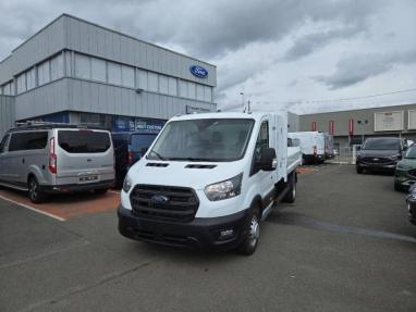 Voir le détail de l'offre de cette FORD Transit CCb P350 L3 2.0 EcoBlue 130ch HDT Trend Benne et Coffre de 2024 en vente à partir de 41 499 € 