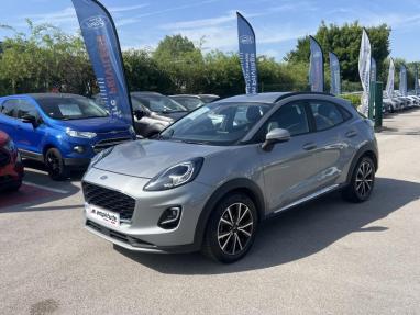 Voir le détail de l'offre de cette FORD Puma 1.0 Flexifuel 125ch S&S mHEV Titanium de 2022 en vente à partir de 198.66 €  / mois