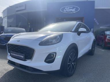 Voir le détail de l'offre de cette FORD Puma 1.0 Flexifuel 125ch S&S mHEV Titanium de 2022 en vente à partir de 196.74 €  / mois