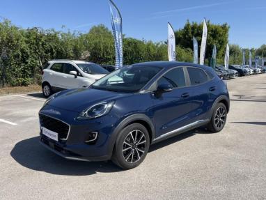 Voir le détail de l'offre de cette FORD Puma 1.0 Flexifuel 125ch S&S mHEV Titanium de 2023 en vente à partir de 206.18 €  / mois