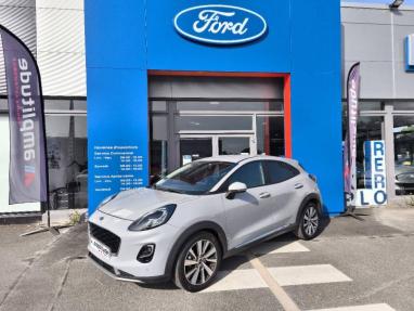 Voir le détail de l'offre de cette FORD Puma 1.0 Flexifuel  125ch S&S mHEV Titanium X de 2022 en vente à partir de 193.49 €  / mois