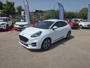 Voir le détail de l'offre de cette FORD Puma 1.0 Flexifuel 125ch S&S mHEV ST-Line de 2023 en vente à partir de 231.94 €  / mois
