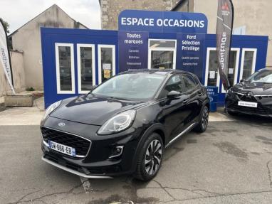 Voir le détail de l'offre de cette FORD Puma 1.0 Flexifuel 125ch S&S mHEV Titanium de 2024 en vente à partir de 213.63 €  / mois