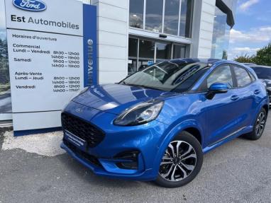 Voir le détail de l'offre de cette FORD Puma 1.0 Flexifuel 125ch S&S mHEV ST-Line de 2023 en vente à partir de 230.07 €  / mois